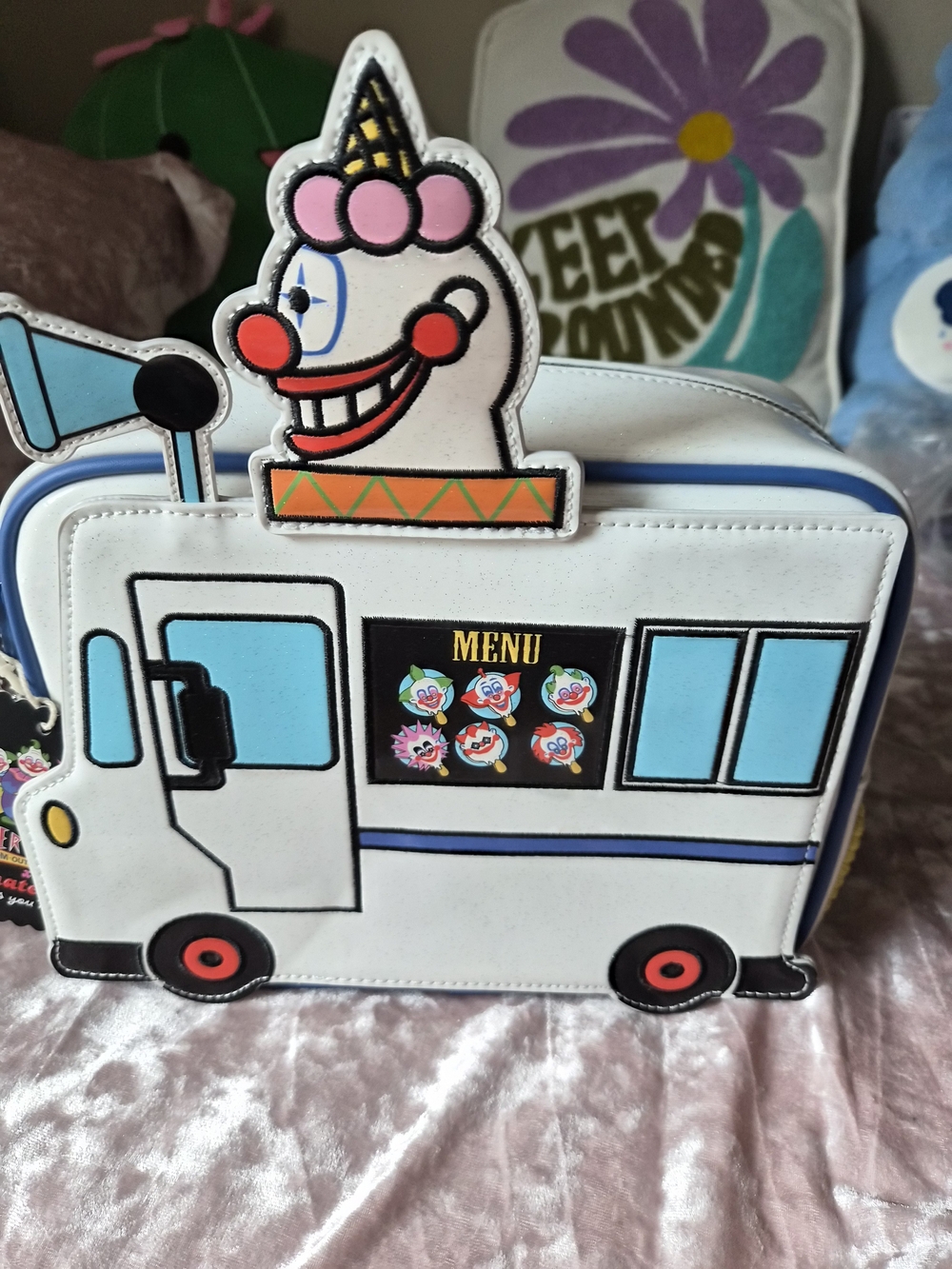 Killer Klowns Ice Cream Truck Crossbody Bag